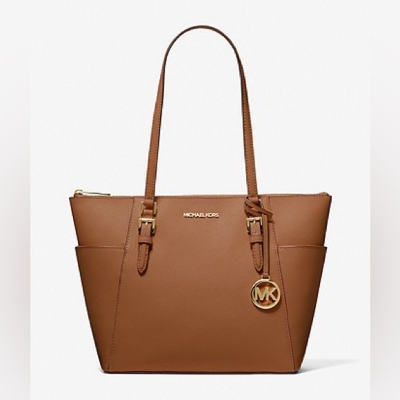Michael Kors Charolette Tote Saffiano leather in Luggage - Picture 1 of 6